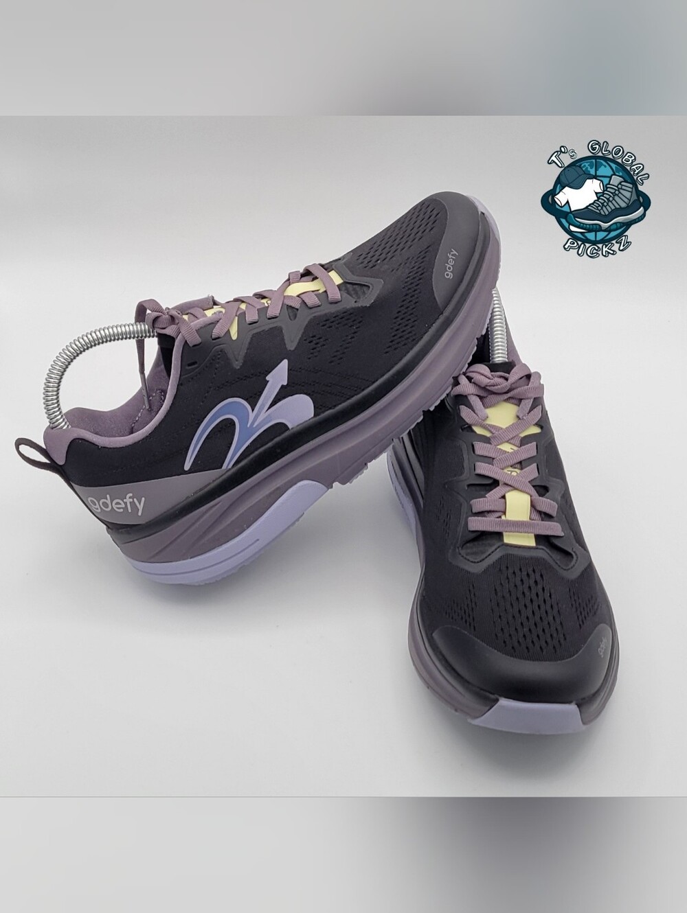 Gdefy Lauff Model Comfort Run Walk Shoes Womens Size 8 Black